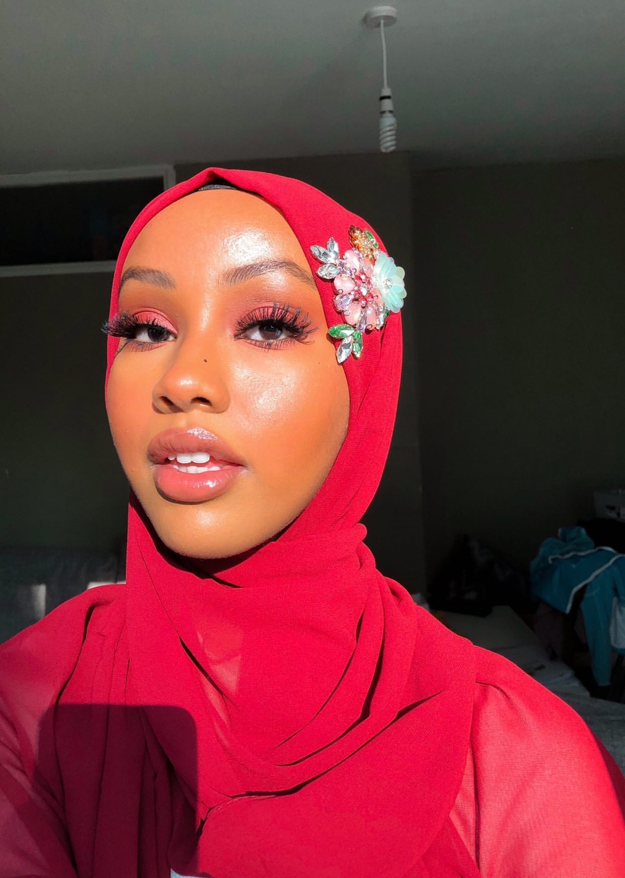 Burgundy Luxury Hijab