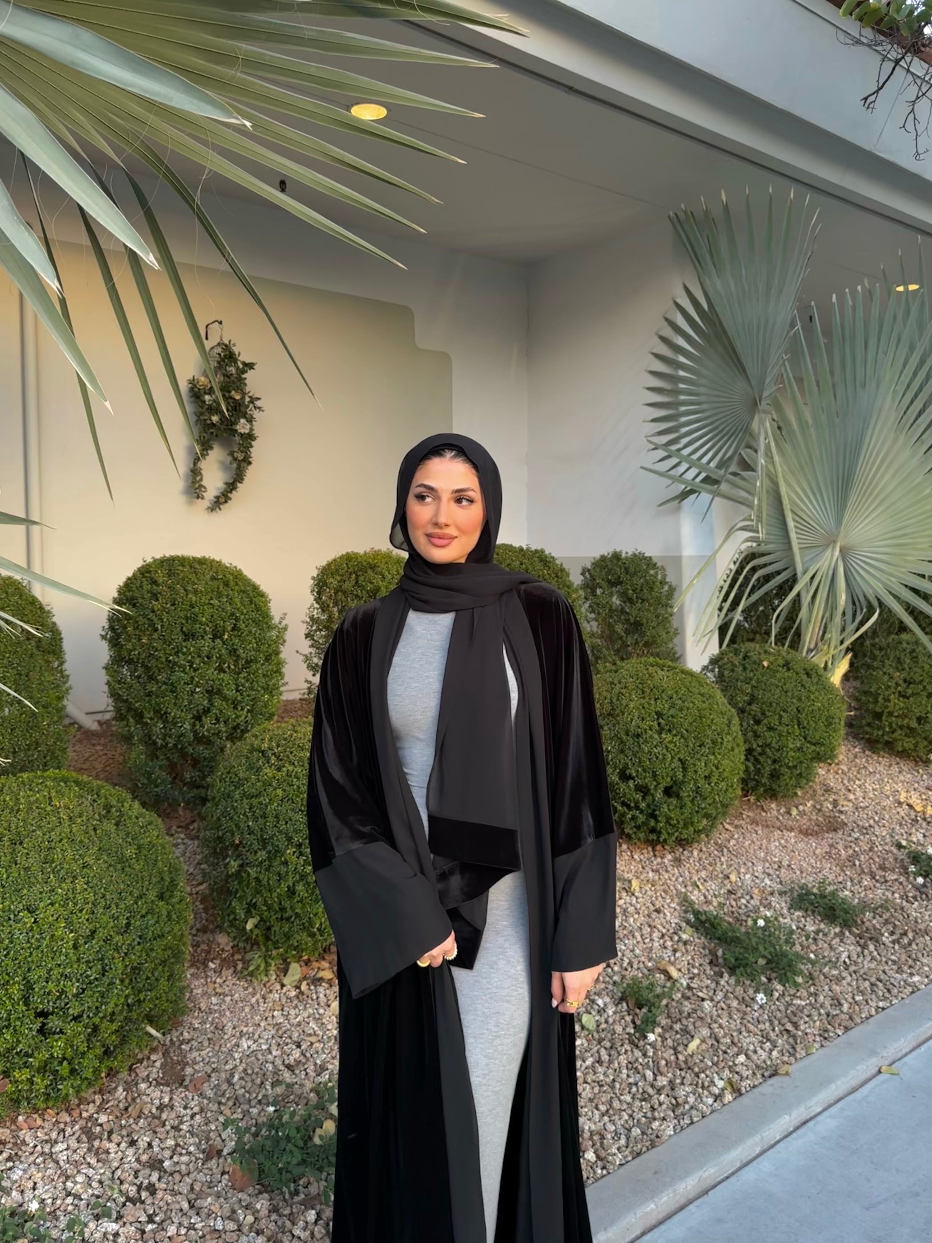 Velvet burqa designs outlet