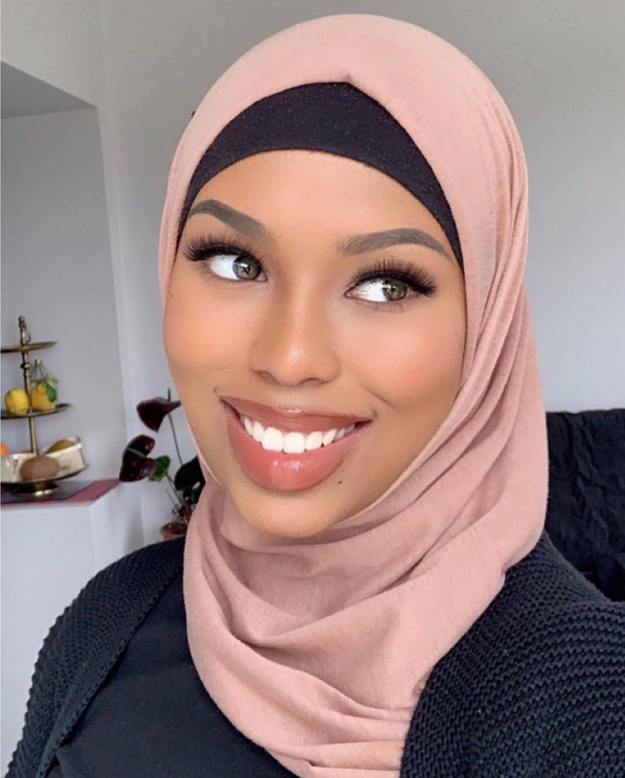 Khaki Solid Jersey Hijab