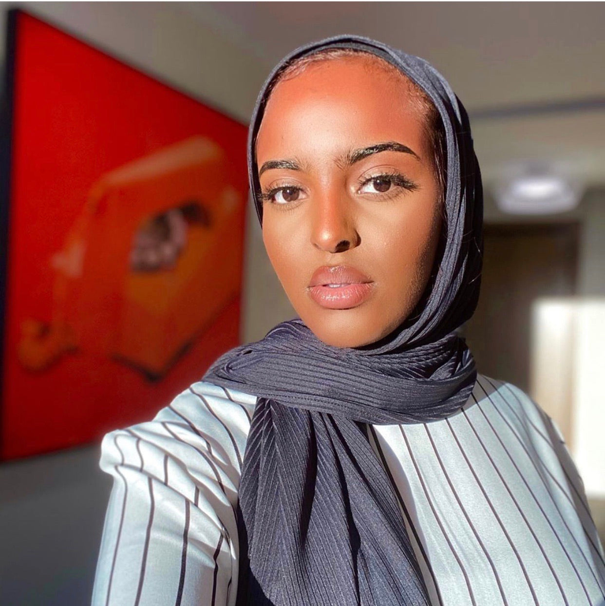 dramatisk mild sandsynlighed Black Ribbed Jersey Hijab – Hijabglamour